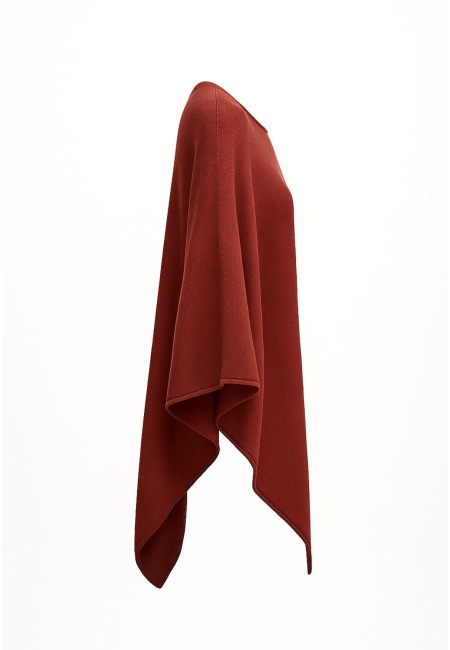 Capa amplia punto grueso vino | Nueva colección | Bluwer