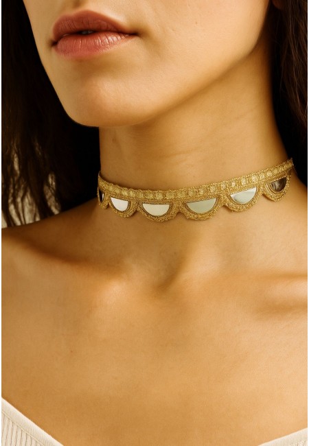 choker-dorado-geométrico-hecho-a-mano