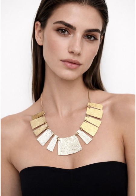 collar para invitadas texturizado