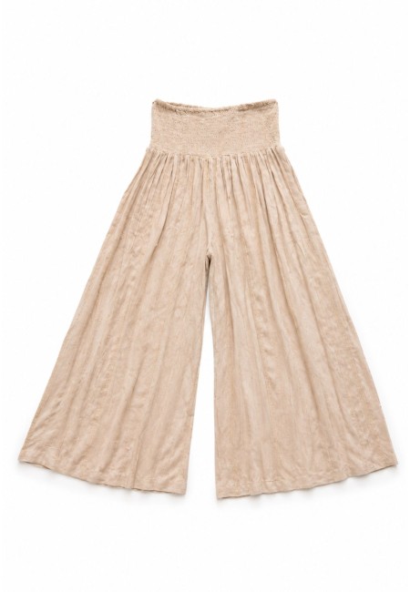 Conjunto boho beige con hilos dorados | Bluwer