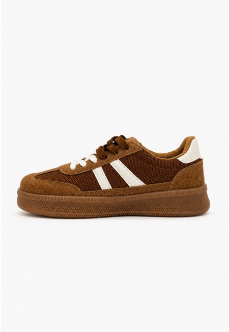 Zapatillas deportivas marrón chocolate - Nova 2