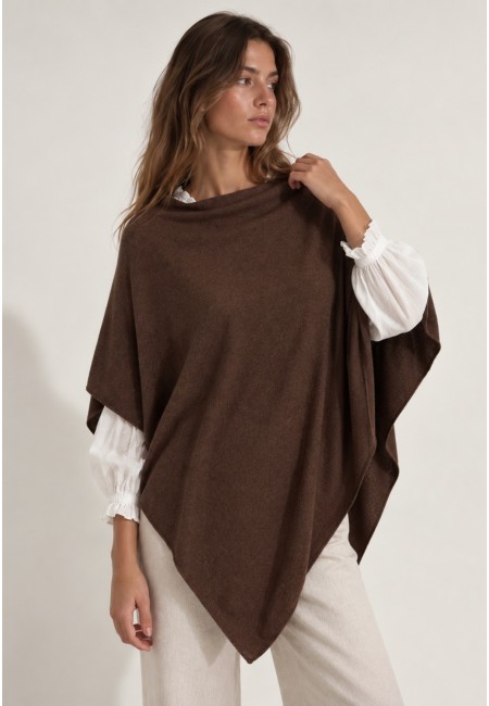 Capa fina de entretiempo chocolate mujer | Bluwer
