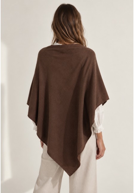 Capa fina de entretiempo chocolate mujer | Bluwer