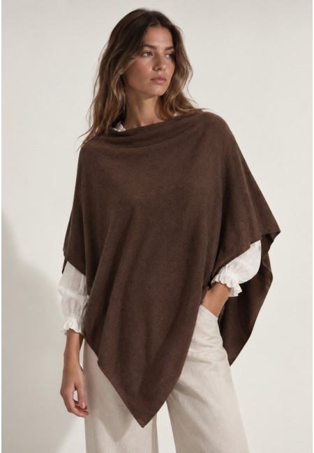Capa fina de entretiempo chocolate mujer | Bluwer