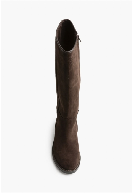 Botas altas marrón chocolate estilo cartujano de montar 2
