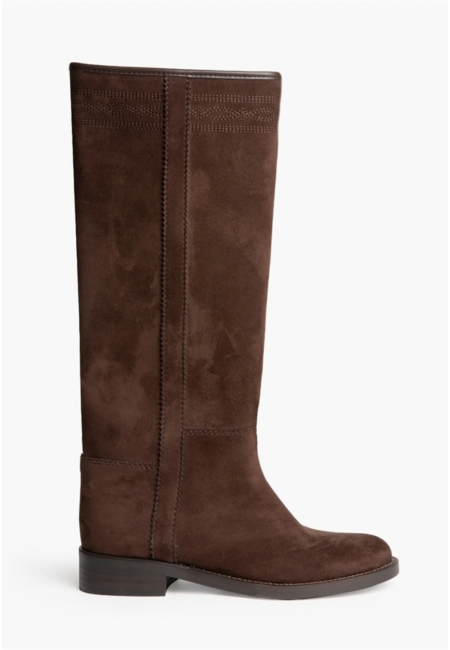 Botas altas marrón chocolate estilo cartujano | Bluwer