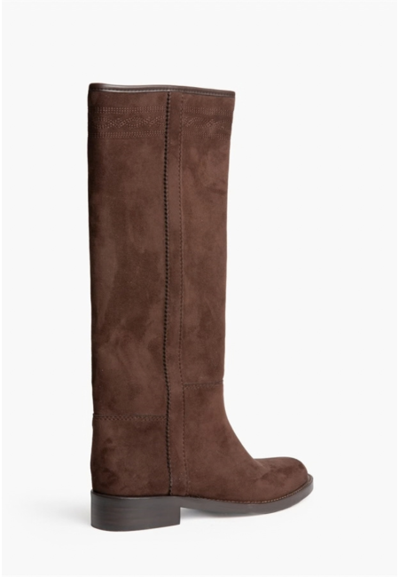 Botas altas marrón chocolate estilo cartujano de montar