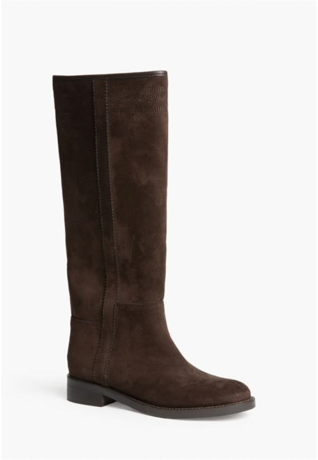 Botas altas marrón chocolate estilo cartujano | Bluwer