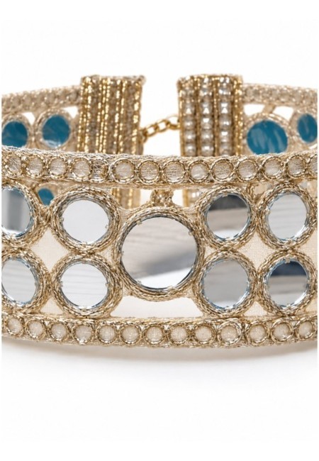 Choker de espejos circulares de distintos tamaños - producto extra