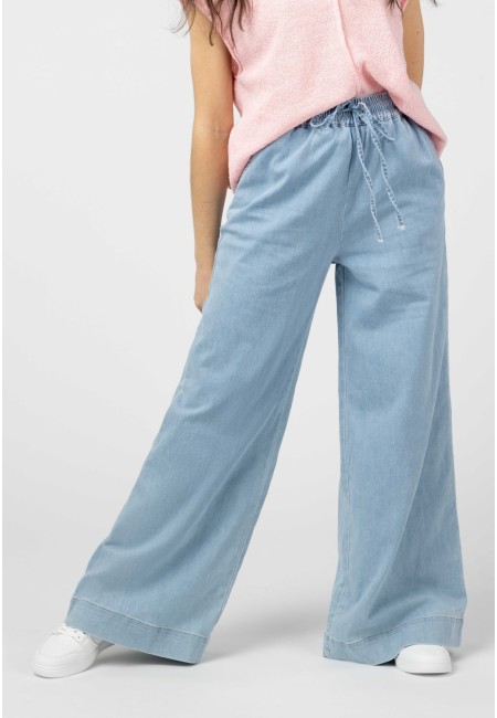 Pantalón Ancho Denim