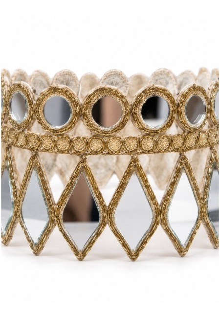 Choker de espejos en gotas largas y círculos - producto extra
