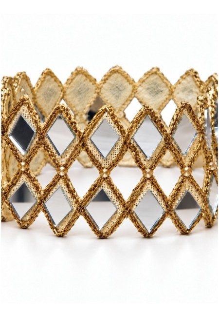 Choker de espejos en doble fila de rombos - producto extra