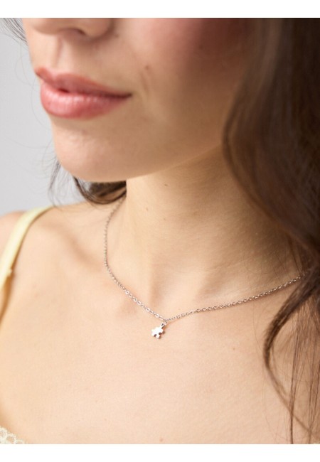 Colgante charm puzzle plata – Infinity | Bluwer