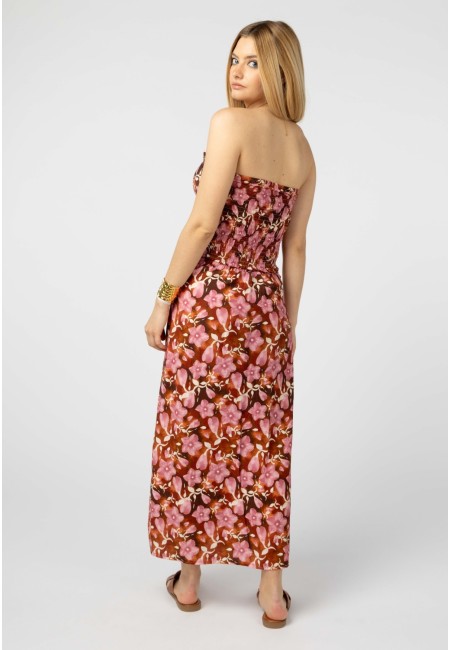 Conjunto boho estampado floral – Top y falda larga | Bluwer 2