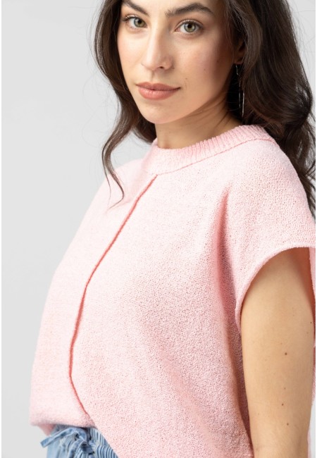 Top de punto negro sin mangas | Bluwer 2