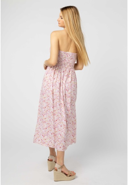 Vestido largo estampado boho - Daisy