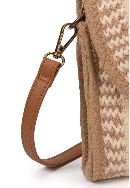 Bolso clutch de rafia natural – 100% algodón | Bluwer