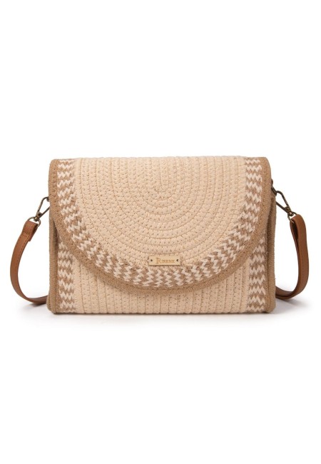 Bolso clutch de rafia natural – 100% algodón | Bluwer