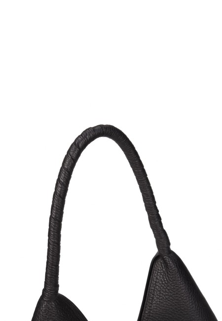 Bolso shopper negro piel sintética | Bluwer